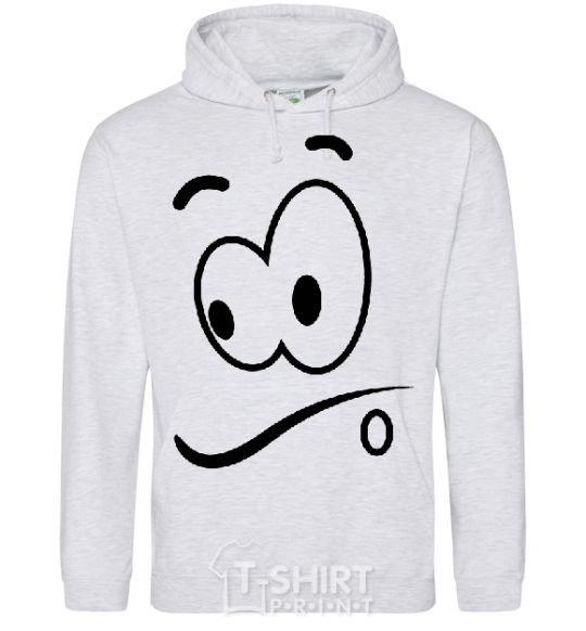 Men`s hoodie STARRING SMILE sport-grey фото