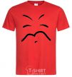 Men's T-Shirt SLEEPY SMILE red фото