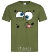 Men's T-Shirt SPUNCH BOB screams millennial-khaki фото