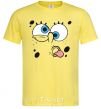 Men's T-Shirt SPUNCH BOB screams cornsilk фото