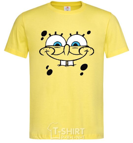 Мужская футболка SPUNCH BOB лицо с улыбкой Лимонный фото