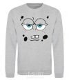 Sweatshirt SPUNCH BOB tired face sport-grey фото