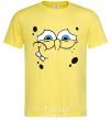 Мужская футболка SPUNCH BOB стеснительное лицо Лимонный фото