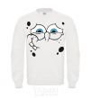 Sweatshirt SPUNCH BOB shy face White фото