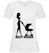 Women's T-shirt BEST MAMA White фото