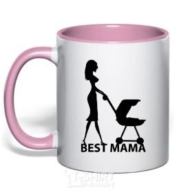 Mug with a colored handle