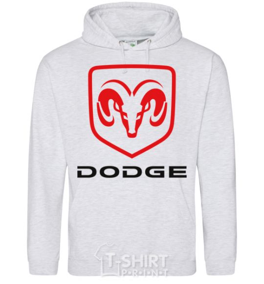 Men`s hoodie DODGE sport-grey фото