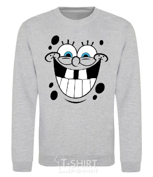 Sweatshirt SPUNCH BOB happy face sport-grey фото