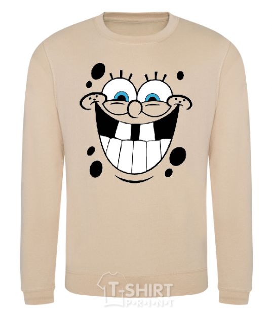 Sweatshirt SPUNCH BOB happy face sand фото