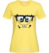 Женская футболка SPUNCH BOB лицо умника Лимонный фото