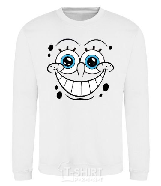 Sweatshirt SPUNCH BOB ухмыляющееся лицо White фото