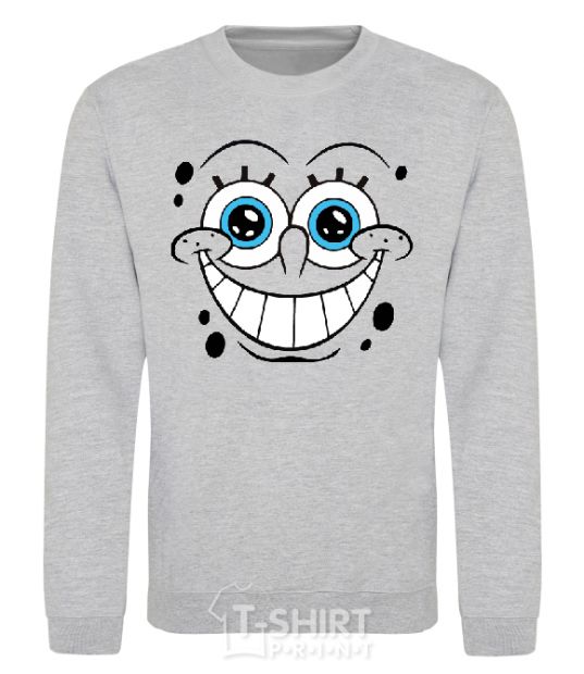 Sweatshirt SPUNCH BOB ухмыляющееся лицо sport-grey фото