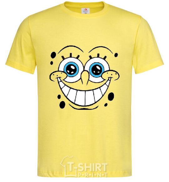 Мужская футболка SPUNCH BOB ухмыляющееся лицо Лимонный фото