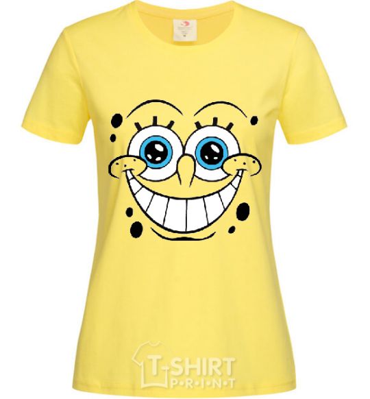 Женская футболка SPUNCH BOB ухмыляющееся лицо Лимонный фото