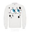 Sweatshirt SPUNCH BOB thinking face White фото