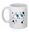 Ceramic mug SPUNCH BOB thinking face White фото