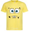 Men's T-Shirt SPUNCH BOB horny face cornsilk фото