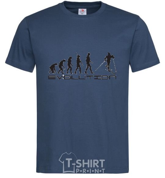 Men's T-Shirt EVOLUTION navy-blue фото