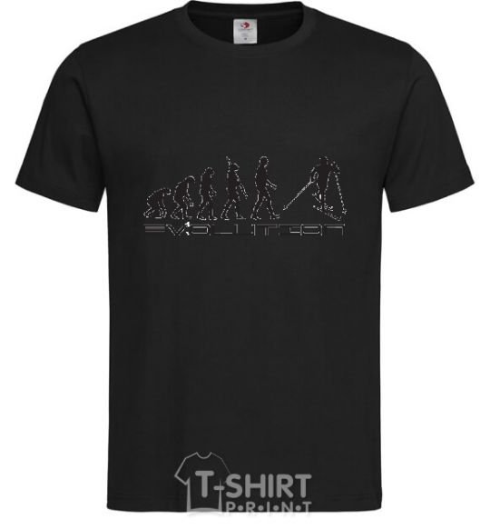 Men's T-Shirt EVOLUTION black фото