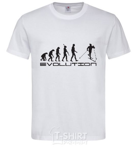 Men's T-Shirt EVOLUTION White фото