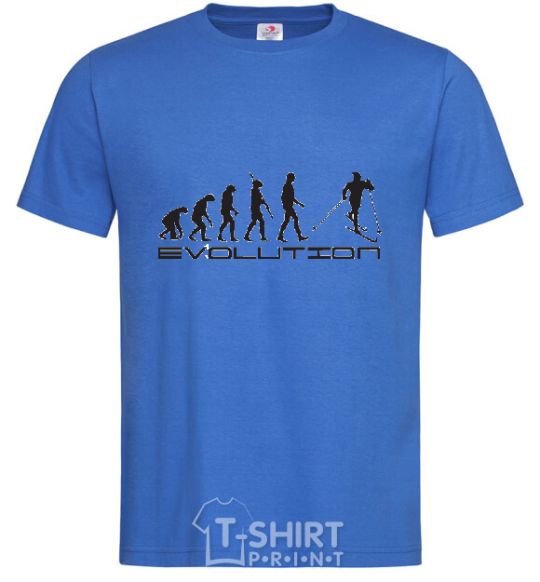 Мужская футболка EVOLUTION Ярко-синий фото