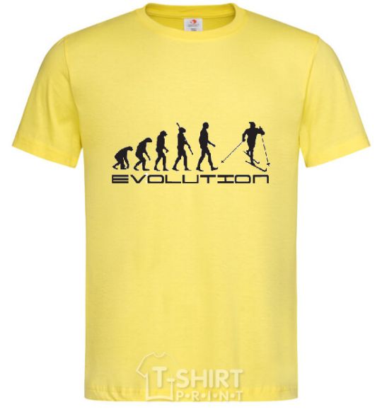 Men's T-Shirt EVOLUTION cornsilk фото