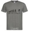 Men's T-Shirt EVOLUTION dark-grey фото
