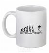 Ceramic mug EVOLUTION White фото