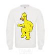 Sweatshirt Homer's naked White фото