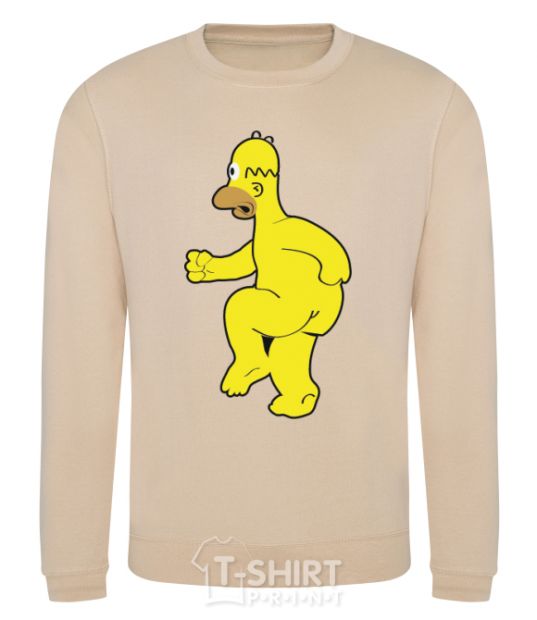 Sweatshirt Homer's naked sand фото