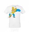 Men's T-Shirt BART WITH WIFE White фото