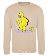 Sweatshirt BART AND THE DOG sand фото