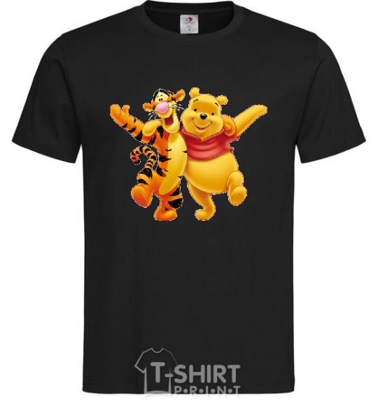 Men's T-Shirt WINNIE THE POOH black фото