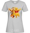 Women's T-shirt WINNIE THE POOH grey фото