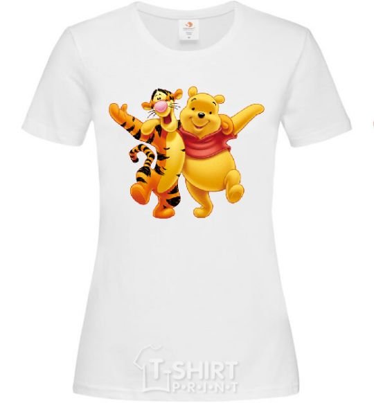 Women's T-shirt WINNIE THE POOH White фото