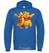 Men`s hoodie WINNIE THE POOH royal фото