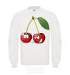 Sweatshirt CHERRY White фото