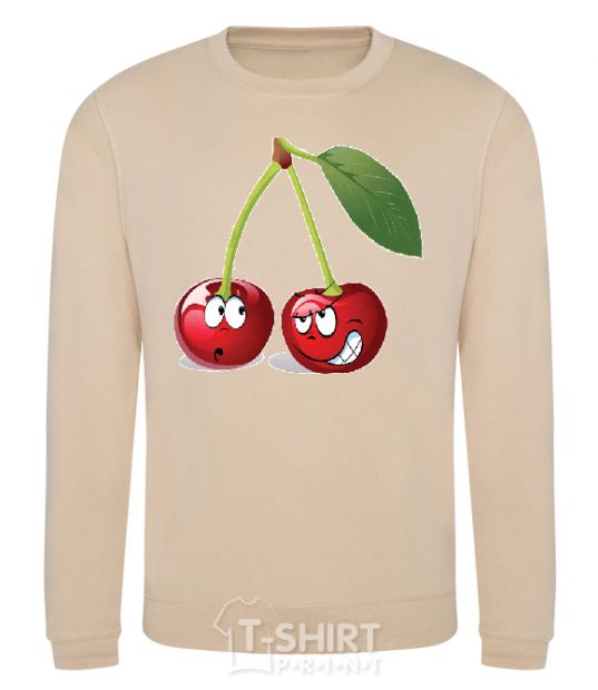 Sweatshirt CHERRY sand фото