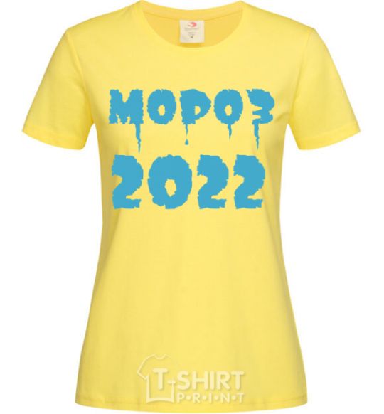 Women's T-shirt FREEZE 2022 cornsilk фото