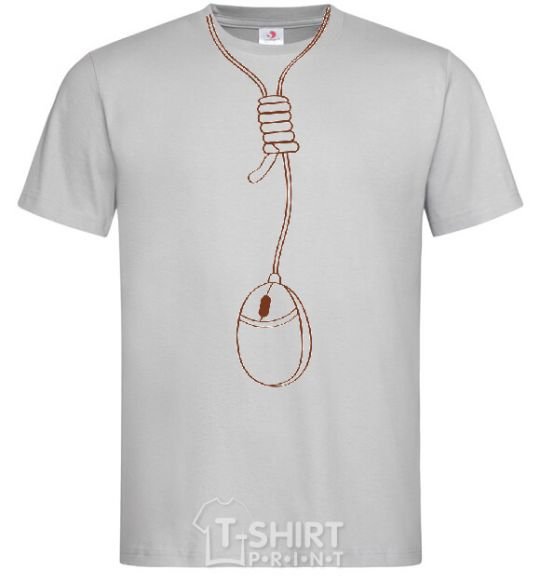 Men's T-Shirt MOUSE V.1 grey фото