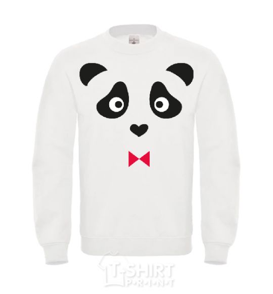 Sweatshirt BOW PANDA BOY White фото