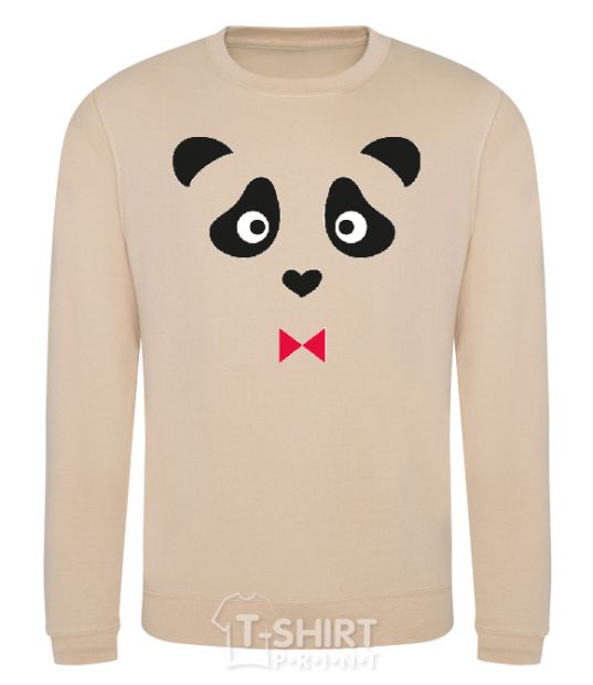 Sweatshirt BOW PANDA BOY sand фото