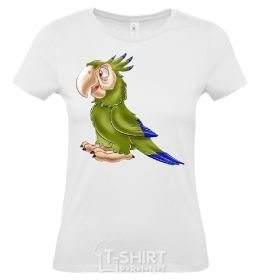 Women's T-shirt PARROT White фото