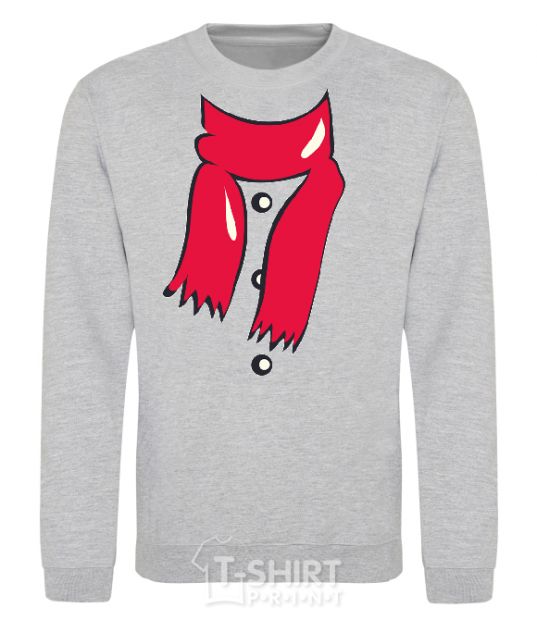 Sweatshirt RED SCARF sport-grey фото