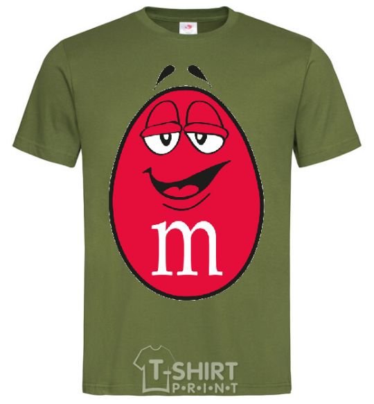 Мужская футболка M&M'S BOY Оливковый фото