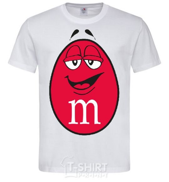 Мужская футболка M&M'S BOY Белый фото