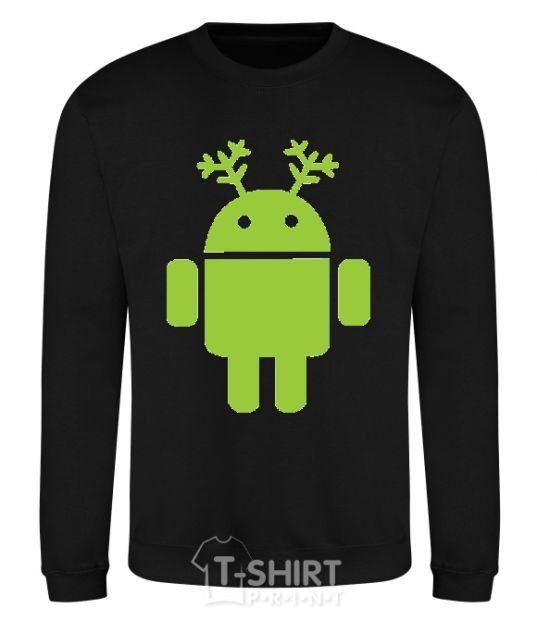 Sweatshirt New Year's Eve Android black фото