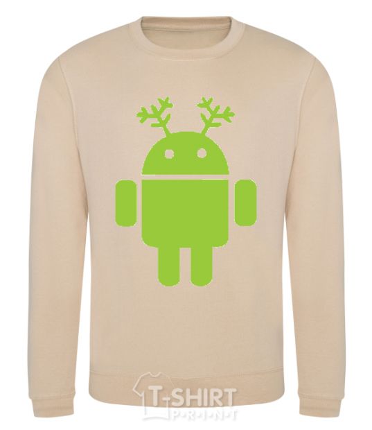 Sweatshirt New Year's Eve Android sand фото