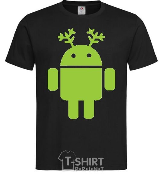 Men's T-Shirt New Year's Eve Android black фото