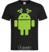Мужская футболка New year Android Черный фото